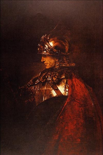 Rembrandt Peale A Man in Armor